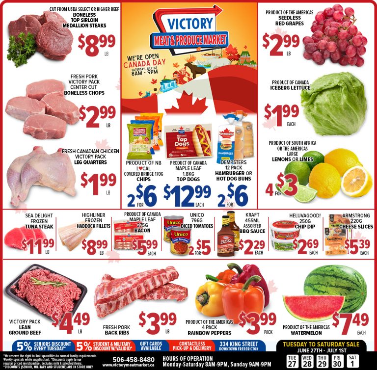 Weekly Flyer Victory Meat and Produce Market
