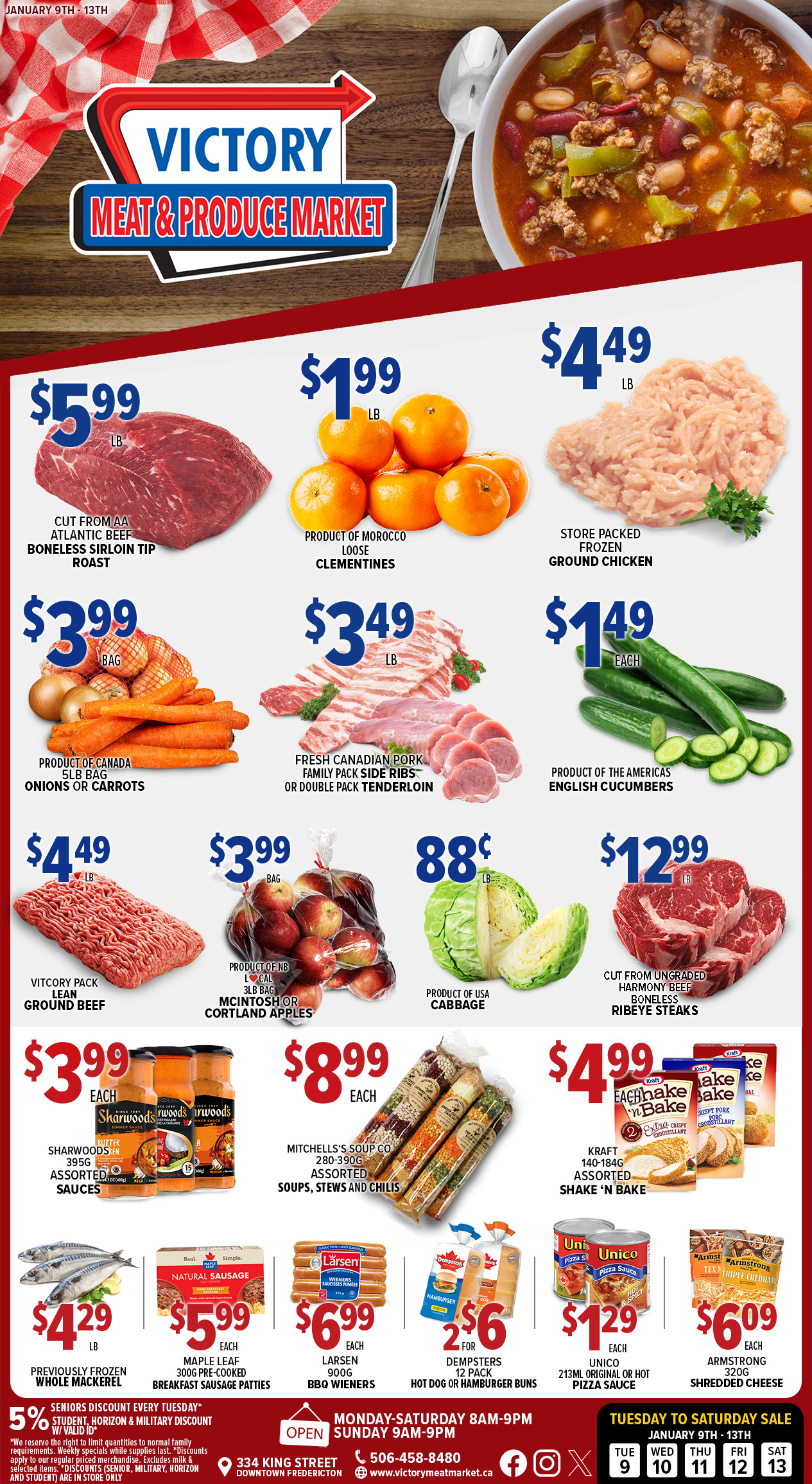 Weekly Flyer Victory Meat and Produce Market